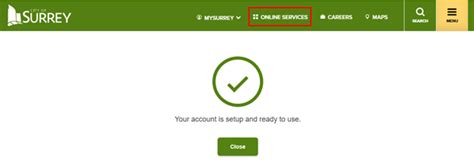 city of surrey login|About MySurrey Account .